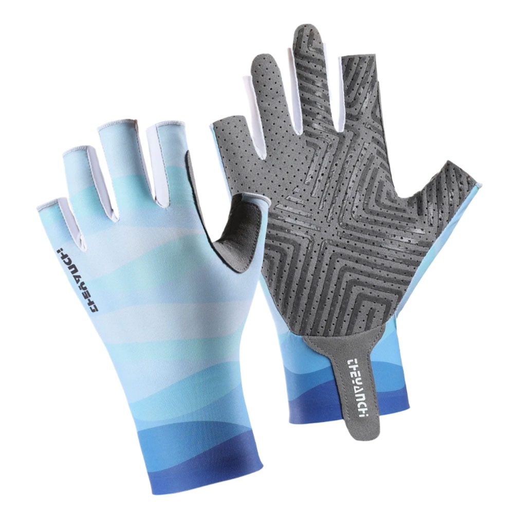 Fishing Kayak Anchor - Sun Protection Fingerless Fishing Gloves UPF