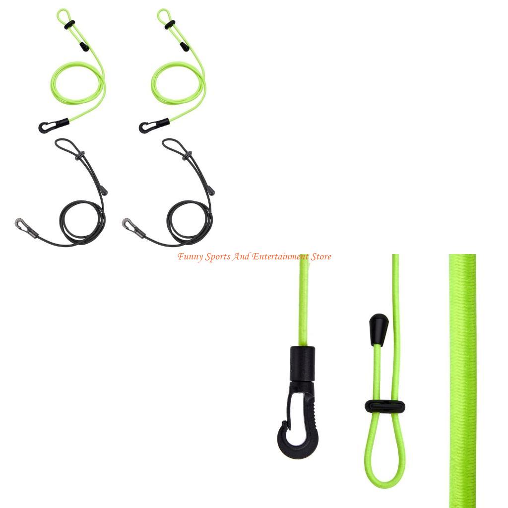 Fishing Kayak Paddle Leash - C4DE Elastics Fishing Poles Leash Lanyard