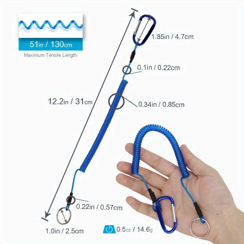 Ackibbik 6pcs Fishing Lanyard  – Fishing Kayak Paddle Leash Bewertung und Preis