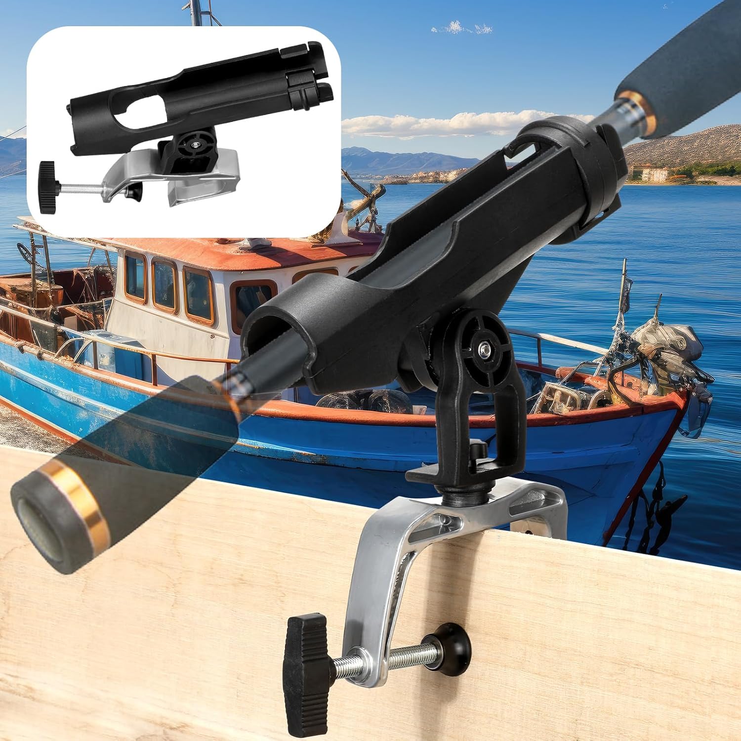 6 Pack Fishing Rod Holders 360 – Fishing Kayak Rod Holder Bewertung und Preis
