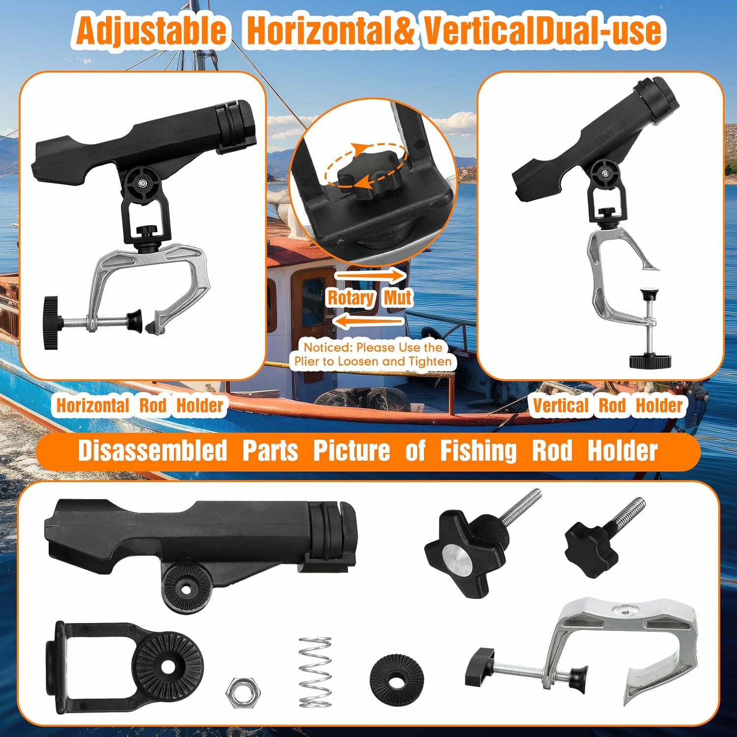 6 Pack Fishing Rod Holders 360 – Fishing Kayak Rod Holder Bewertung und Preis