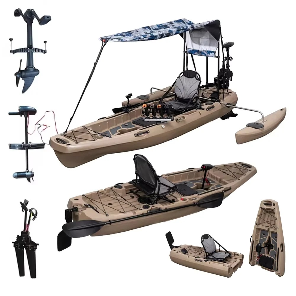 LLDPE Modular Kayak Canoe w/Pe – Fishing Kayak Pedal Drive Bewertung und Preis