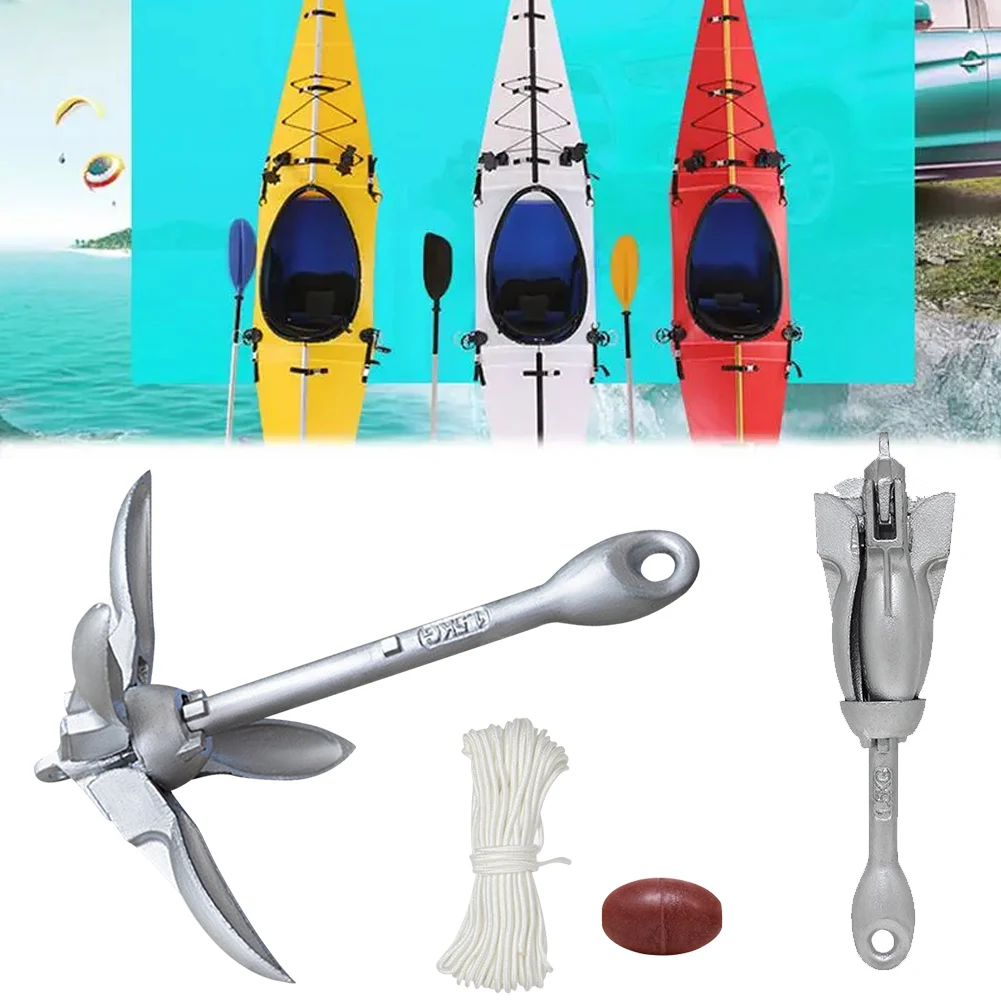 0.7KG 1.5KG Stainless Steel Fo – Fishing Kayak Anchor Bewertung und Preis