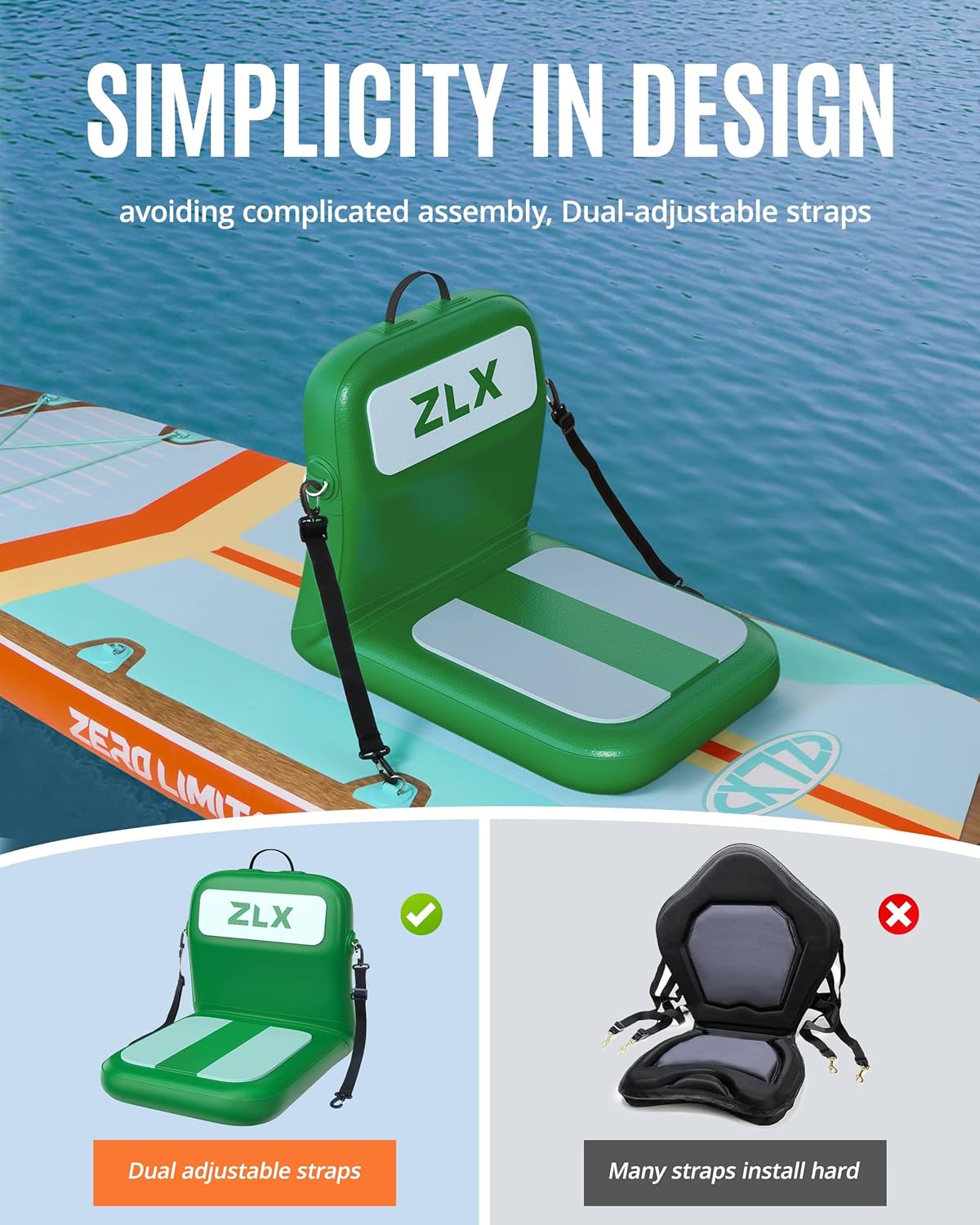 Portable Inflatable Kayak Seat – Fishing Kayak Seat Bewertung und Preis