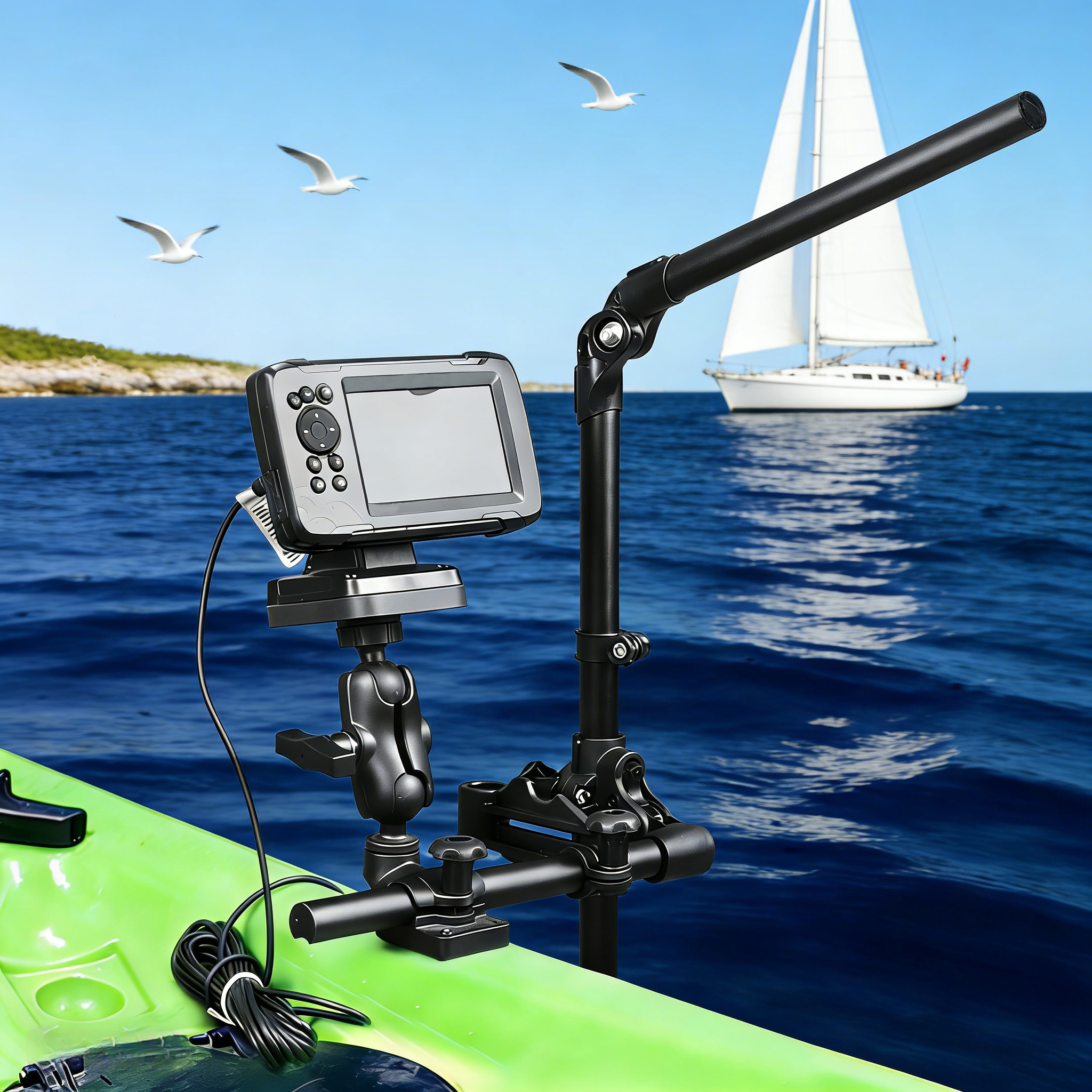 VIN Mounts Universal Sonar Fis – Fishing Kayak Fish Finder Mount Bewertung und Preis