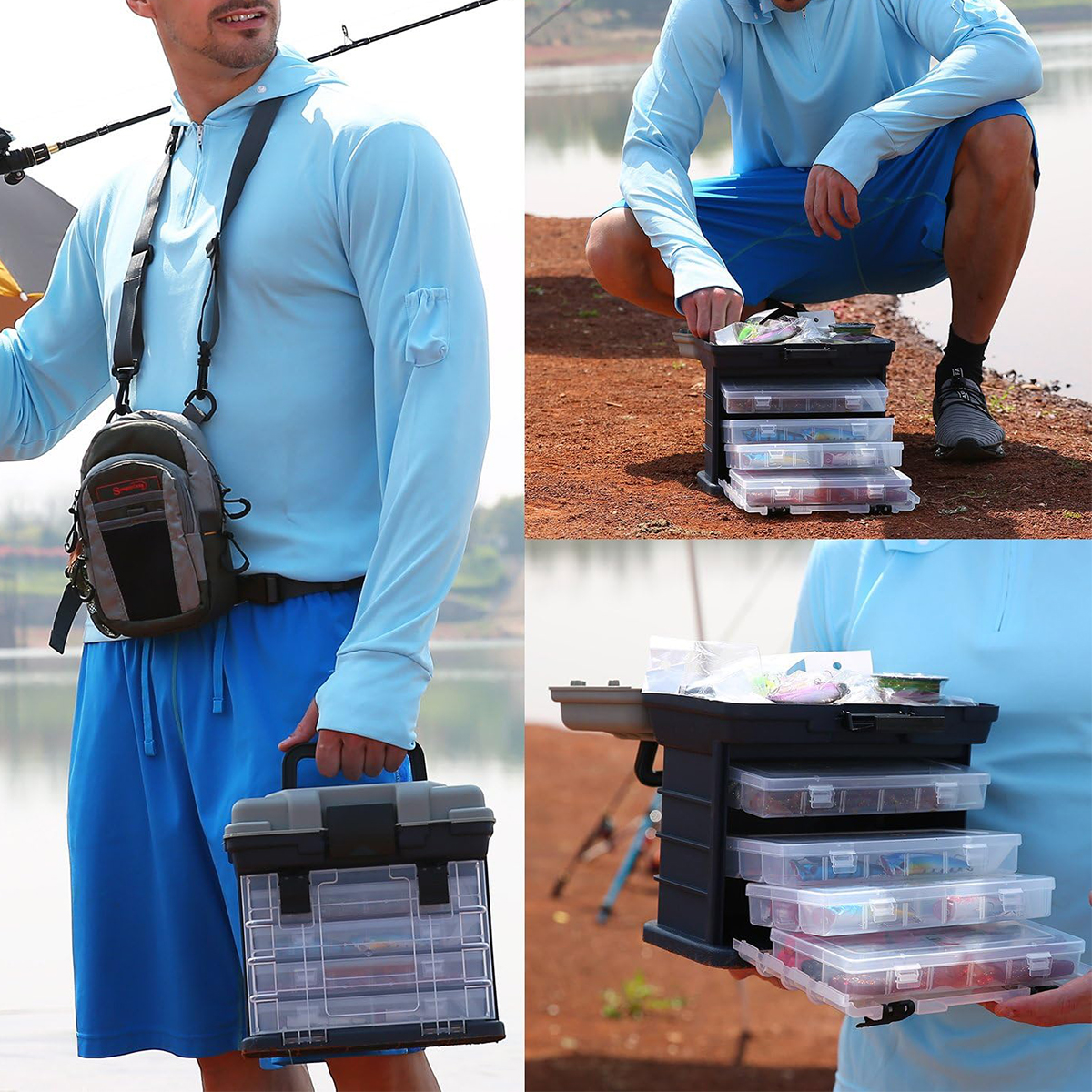 Multifunction Fashing Tackle B – Fishing Kayak Crate Bewertung und Preis