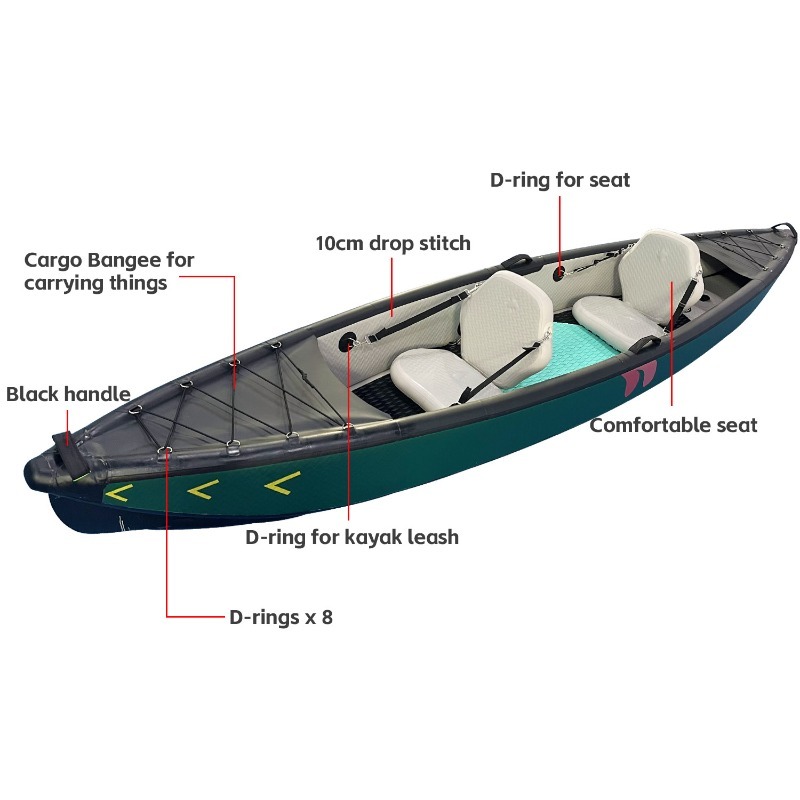 New Design 4.2m Portable Infla – Fishing Kayak Inflatable Bewertung und Preis