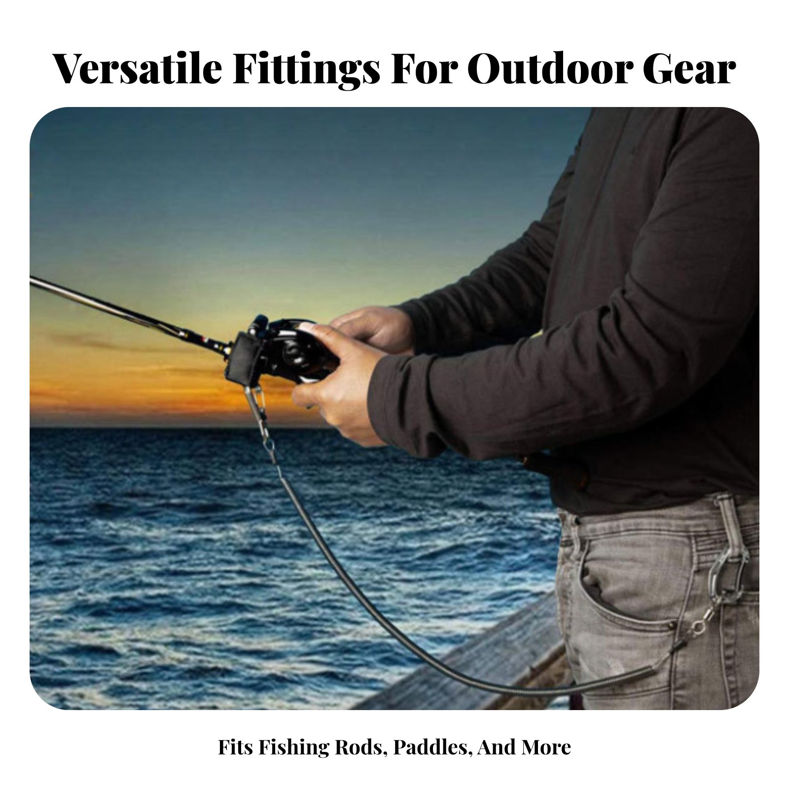 Retractable Rod Leash Adjustab – Fishing Kayak Paddle Leash Bewertung und Preis