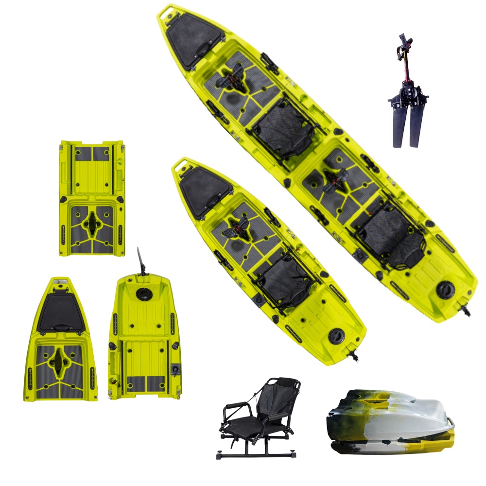 3-Section 2-person modular kay – Fishing Kayak Pedal Drive Bewertung und Preis