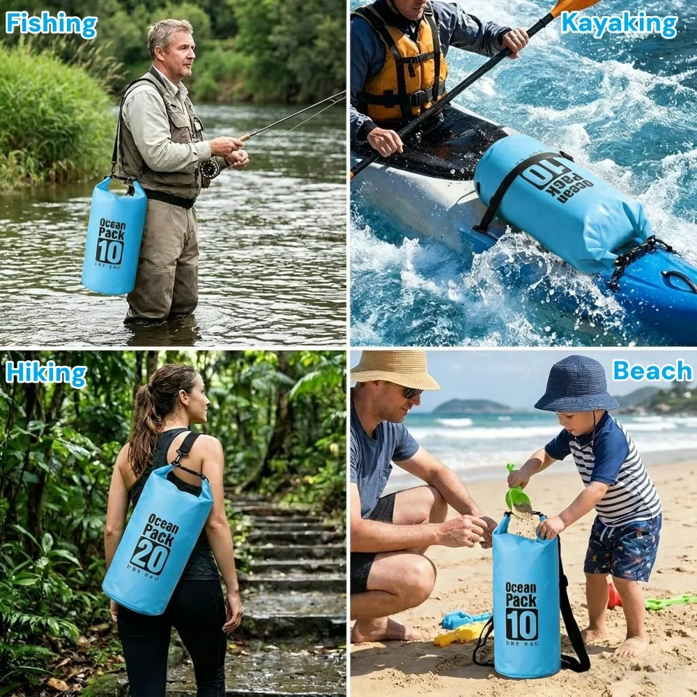 500D Waterproof Dry Bag Floati – Fishing Kayak Storage Bag Bewertung und Preis