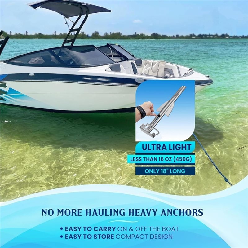 A12E-Shallow Water Boat Anchor – Fishing Kayak Anchor Bewertung und Preis