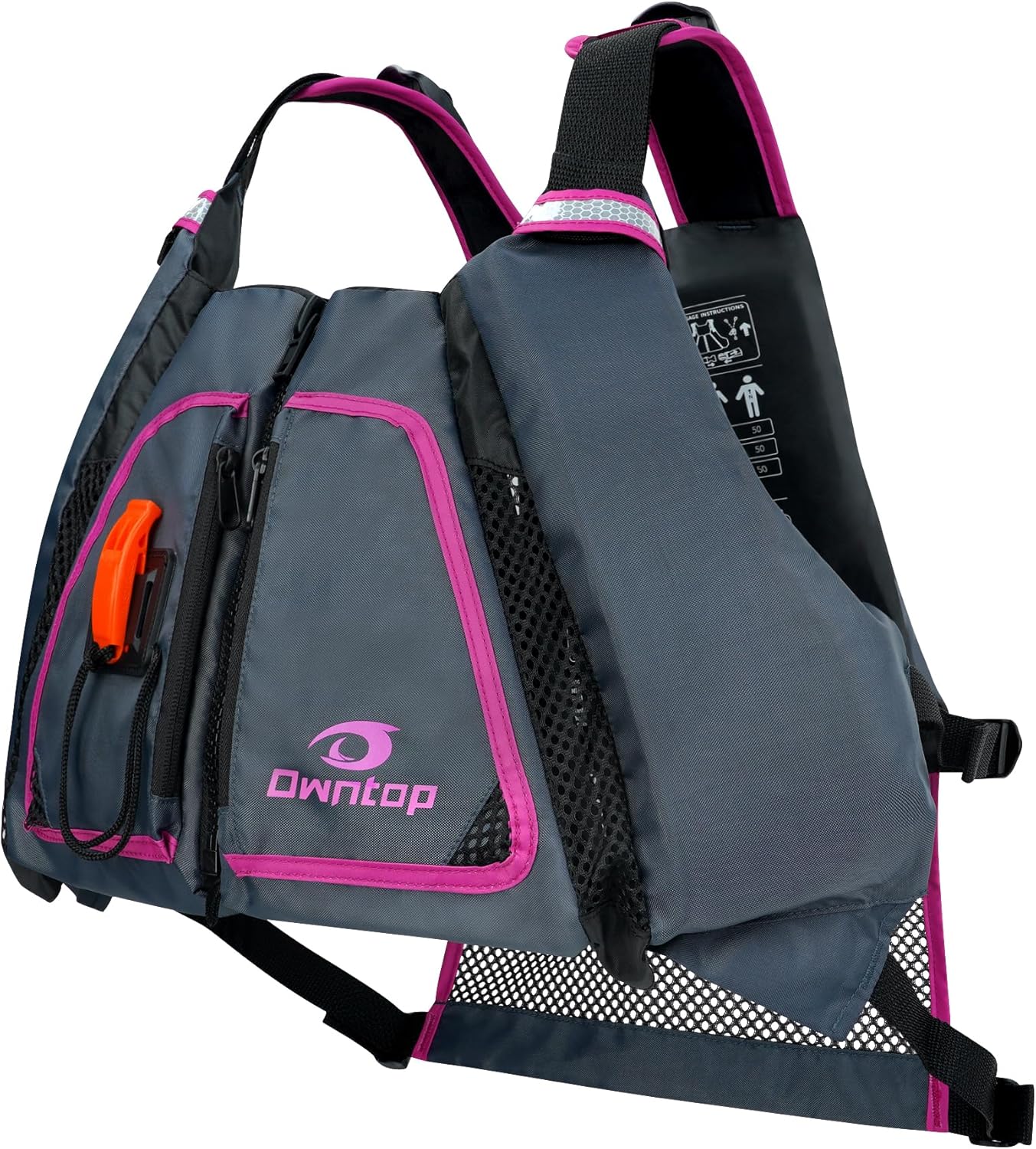 Adult Swim Vest with High Mesh – Fishing Kayak Paddle Bewertung und Preis